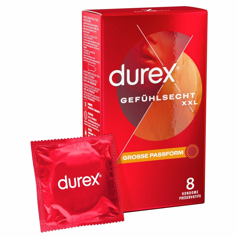 Durex Durex Gefuhlsecht Extra Gros - 8 Stk Wholesale