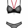 Obsessive Obsessive - Glandez 2-Teiliges Bh-Set - Schwarz Clearance