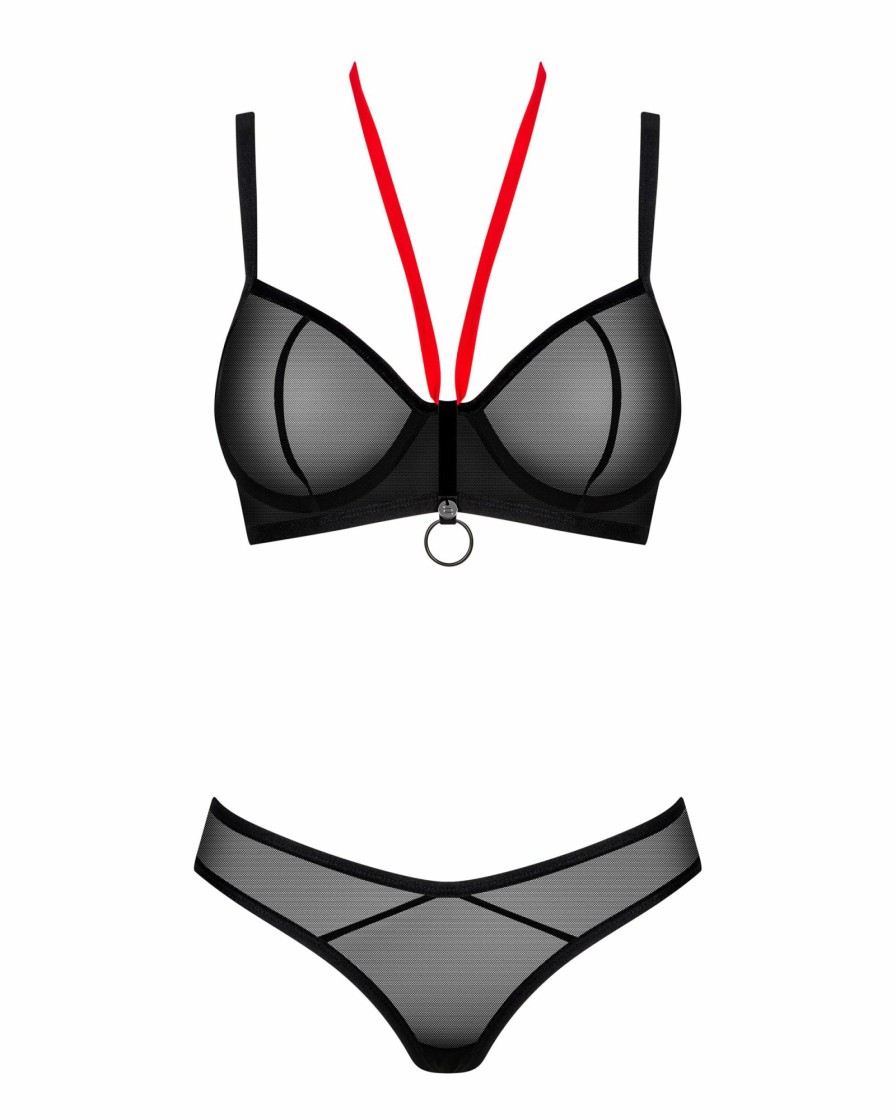 Obsessive Obsessive - Glandez 2-Teiliges Bh-Set - Schwarz Clearance