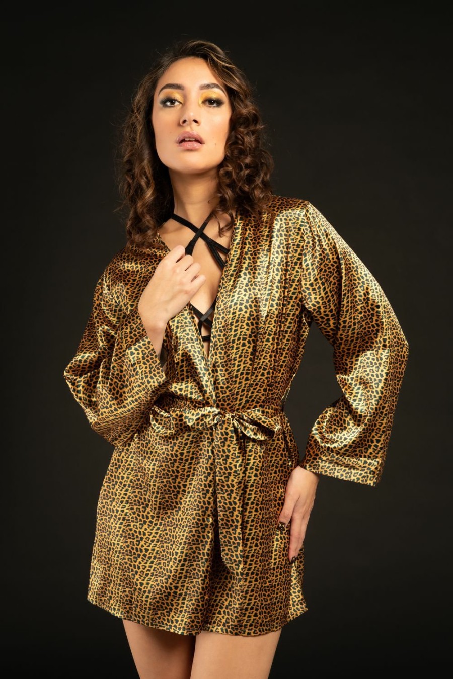 Panthra Panthra Mahsa Kimono - Leopard Clearance