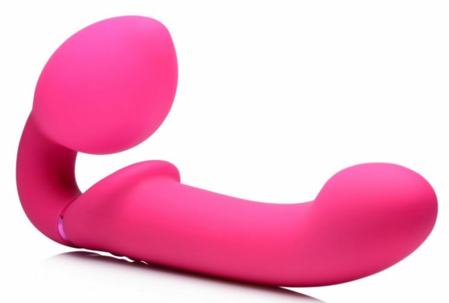 Strap U G-Pulse Vibratorischer Strapless Strap-On Vibrator Mit Fernbedienung - Rosa Clearance