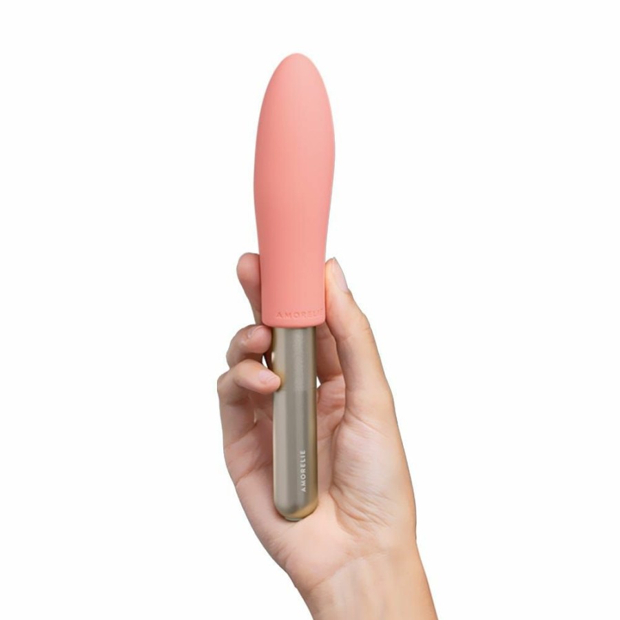 AMORELIE Bang Vibrator - Gold/Peach Best