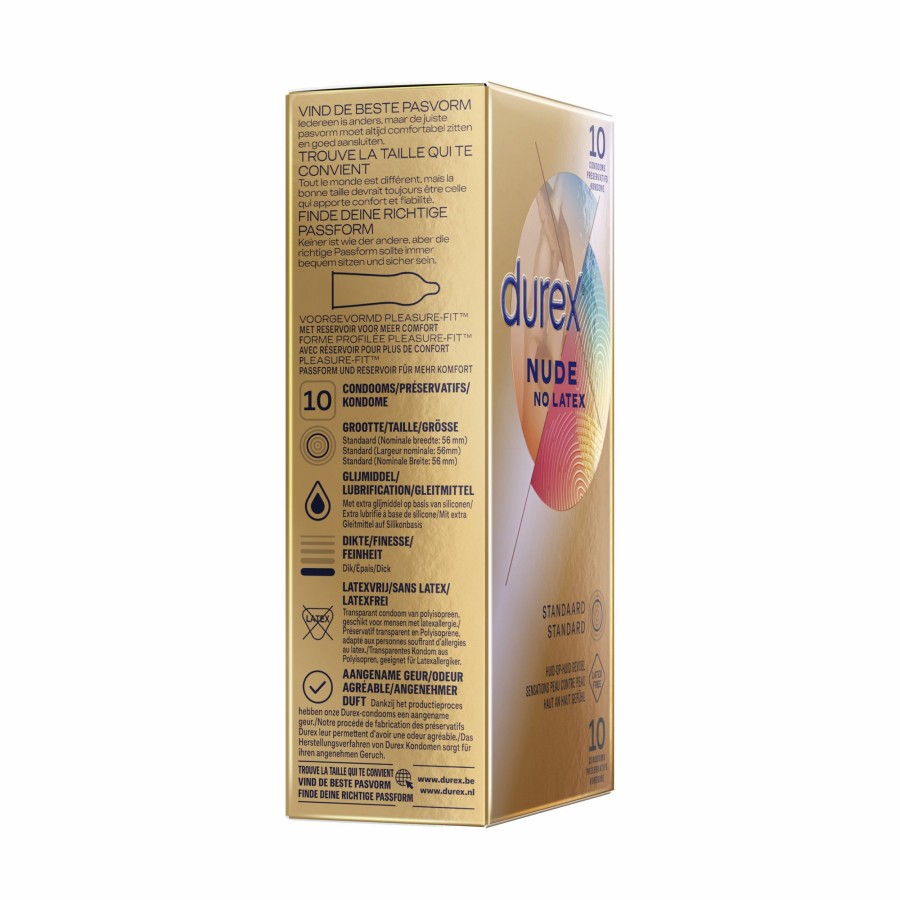 Durex Durex Nude No Latex - 10 Stuck Wholesale