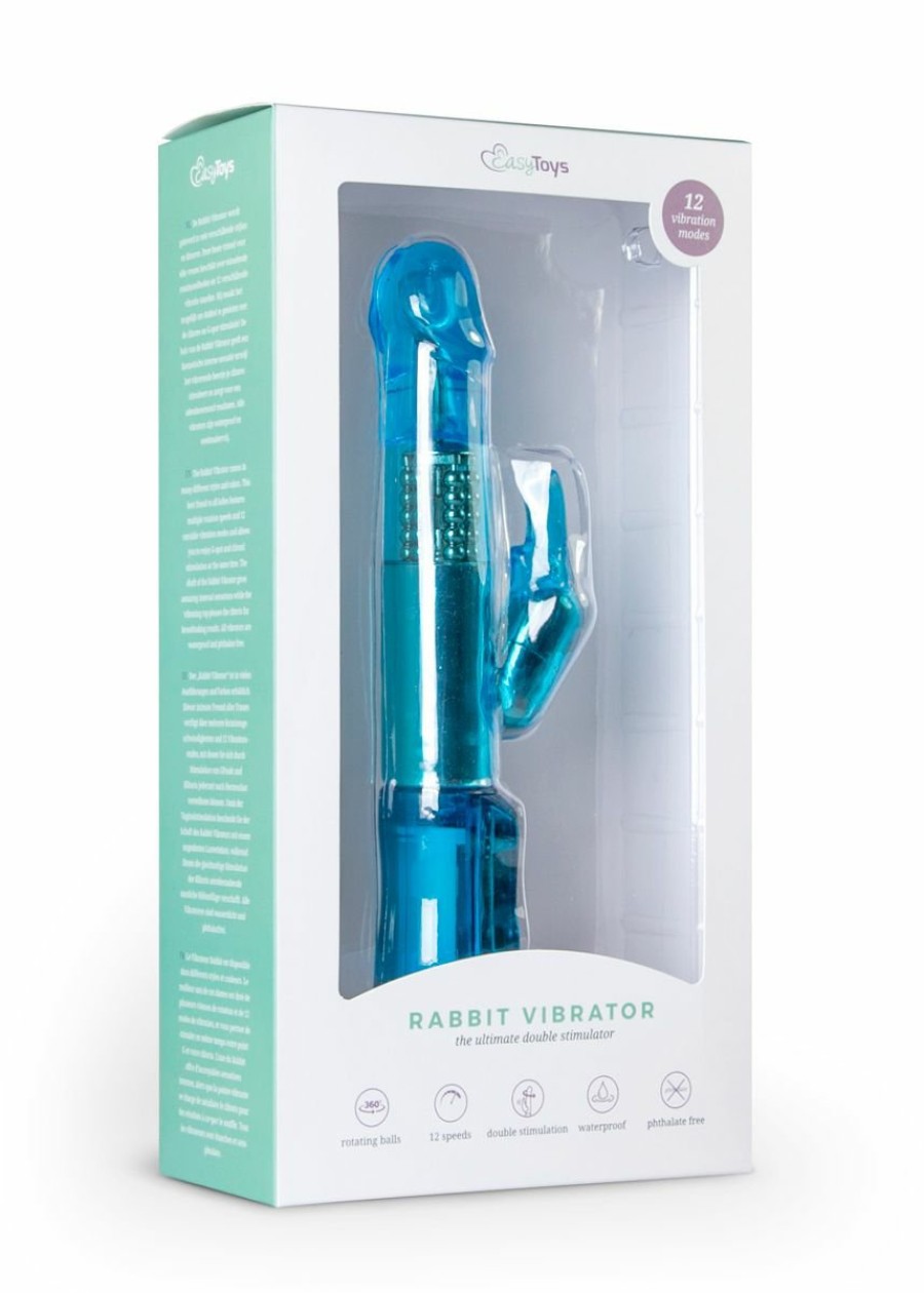 EasyToys - Vibe Collection Rabbit Vibrator In Blau Clearance