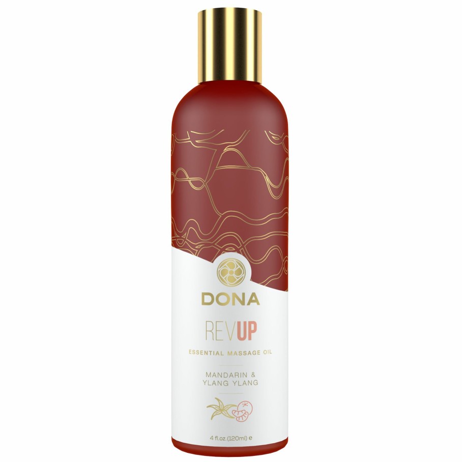 Dona-by-Jo Dona - Atherisches, Veganes Massageol Rev Up Mandarine & Ylang Ylang Hot