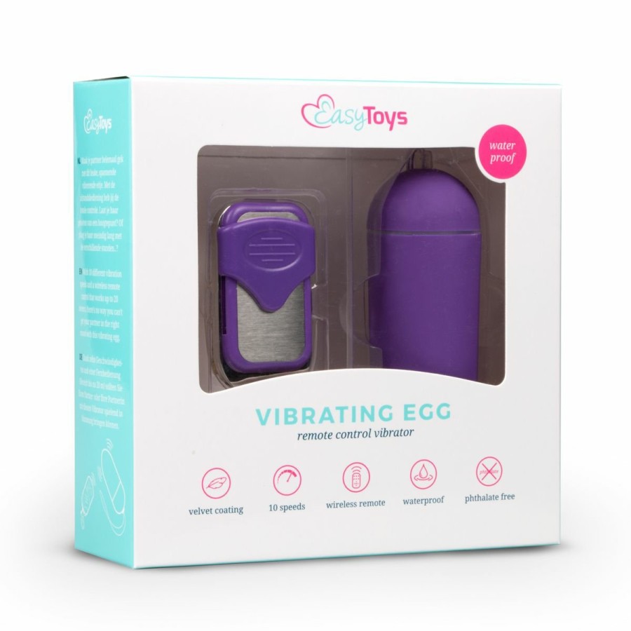 Easytoys - The Mini Vibe Collection Vibrierendes Ei Mit Fernbedienung - Violett New