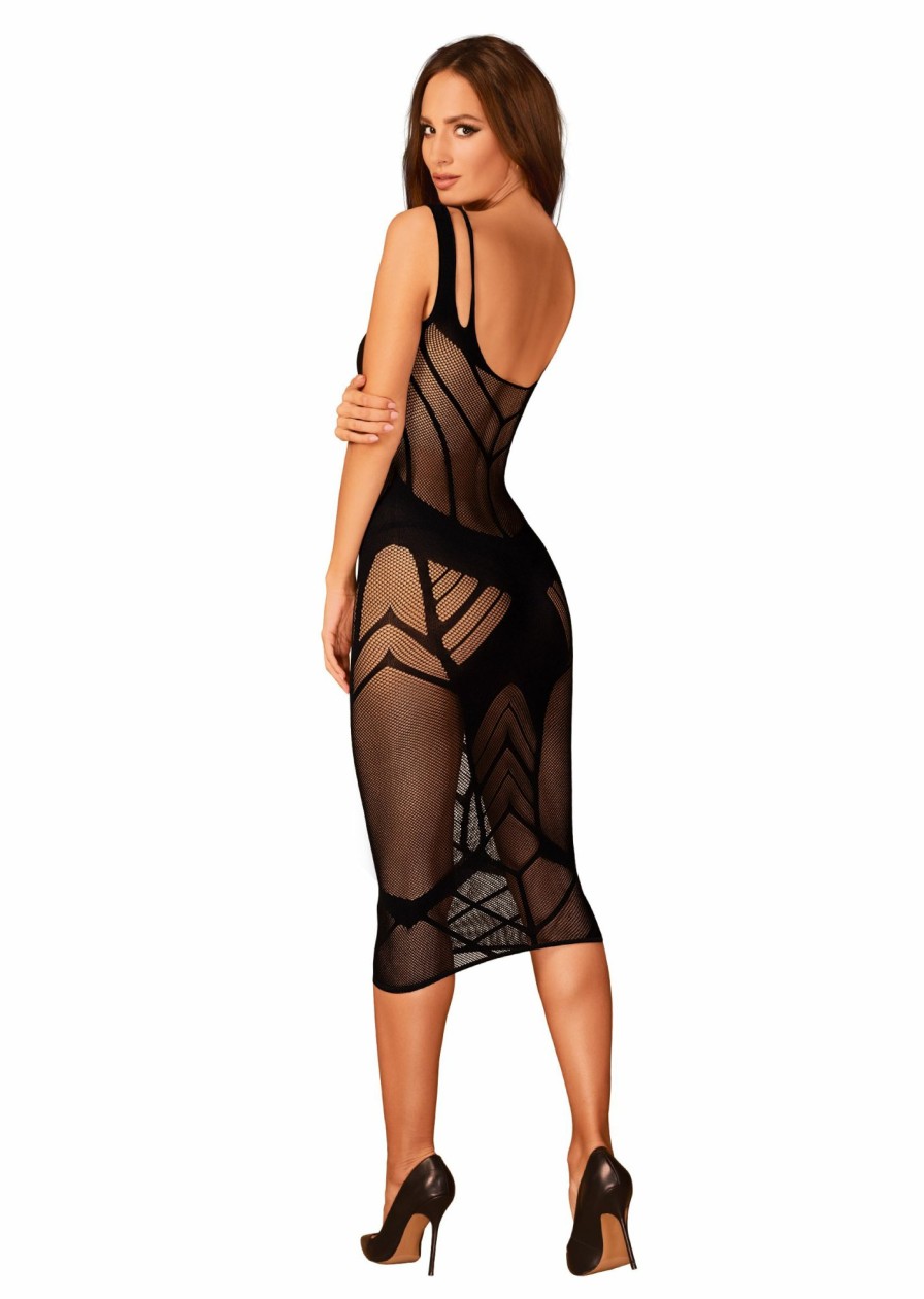 Obsessive Sexy Mesh-Kleid - Schwarz Hot