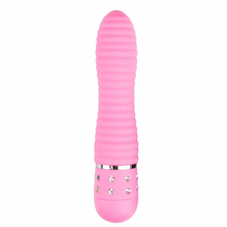 Easytoys - The Mini Vibe Collection Easytoys Mini-Vibrator Geriffelt In Pink Hot