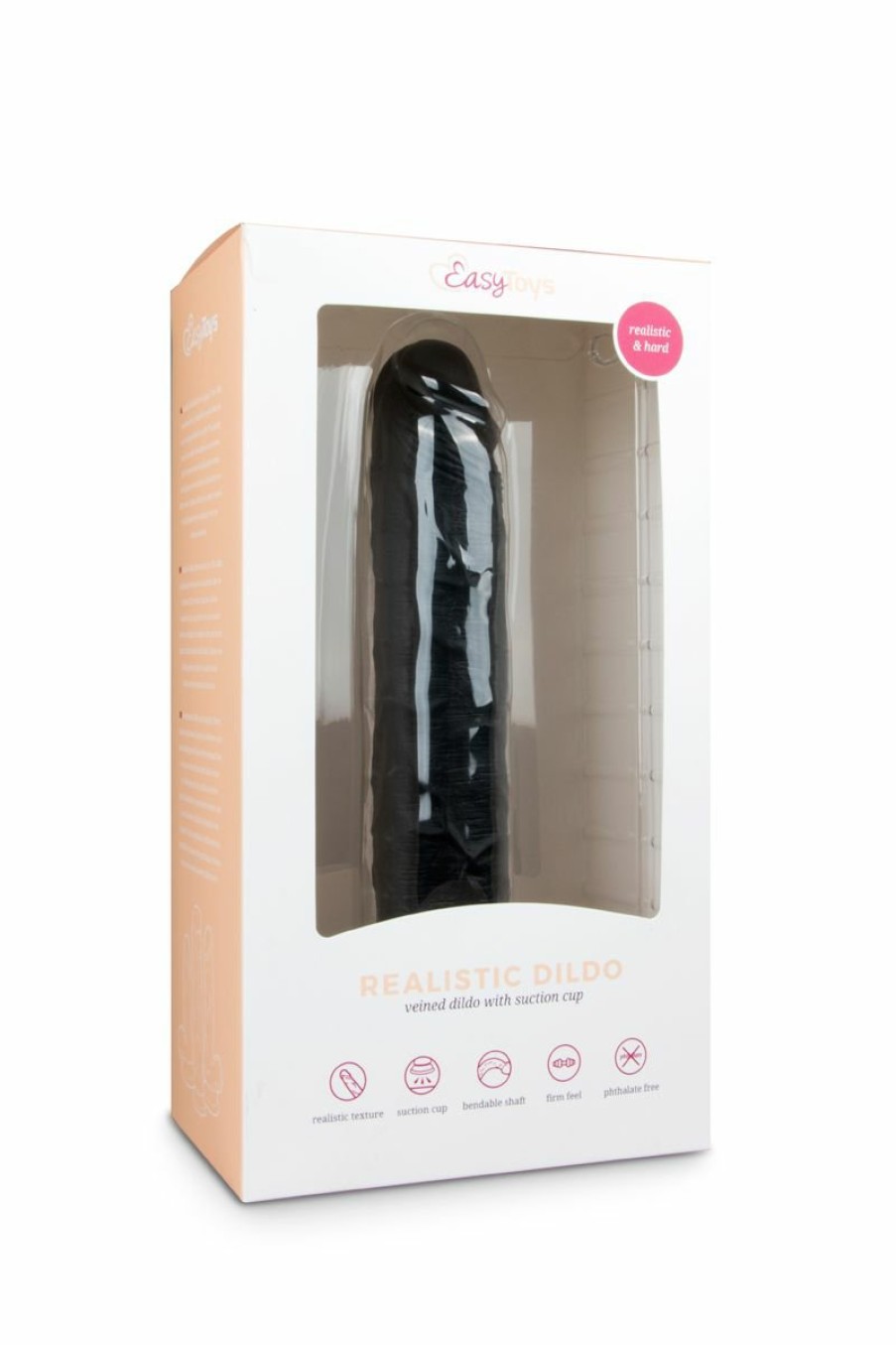 EasyToys Dildo Collection Realistischer Schwarzer Dildo - 28,5 Cm Wholesale