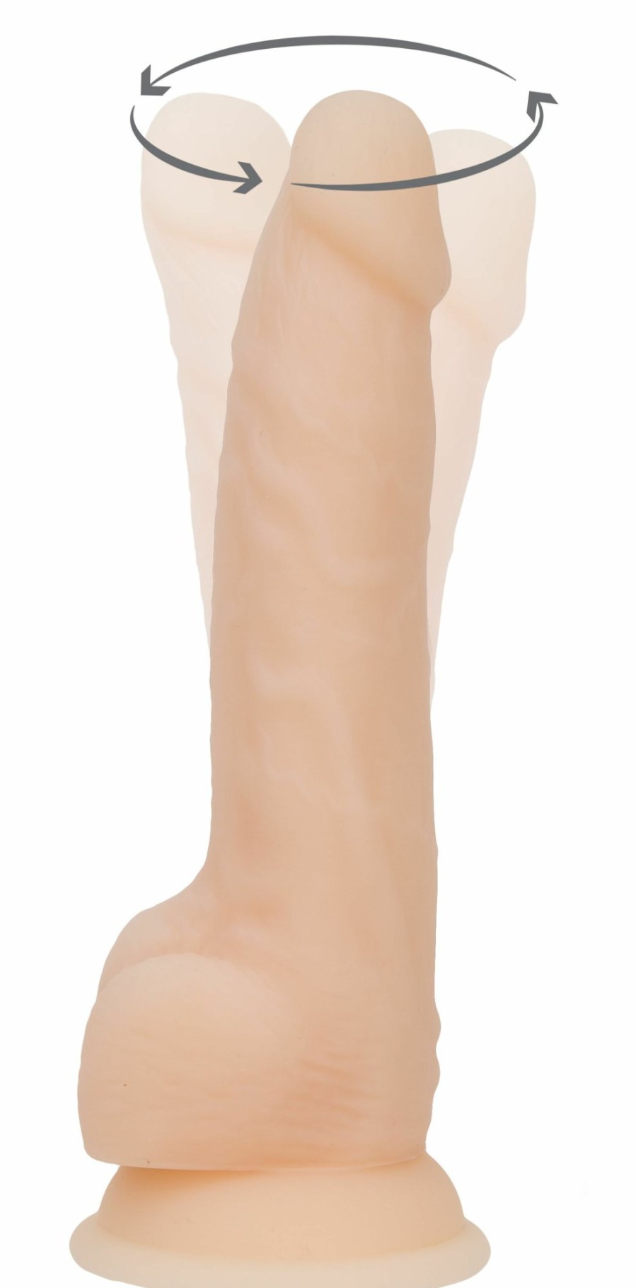 Naked Addiction Naked Addiction - Realistischer Vibrierender Und Rotierender Dildo - 20 Cm Online