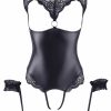 Cottelli Collection Wetlook-Body Mit Offenem Schritt Wholesale