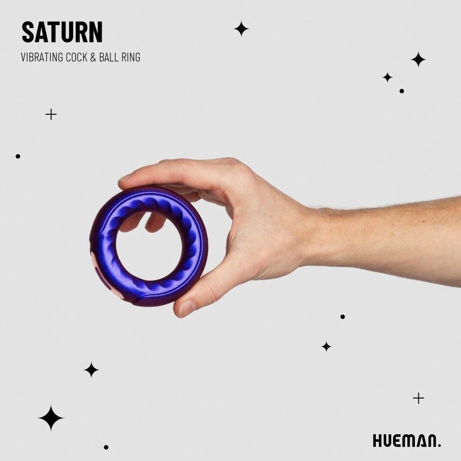 Hueman Hueman - Saturn Vibrierender Penis-/Hodenring Wholesale