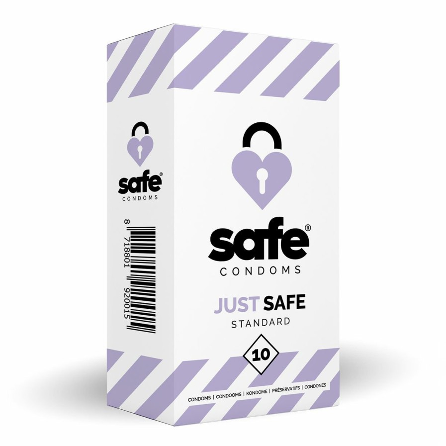 Safe Safe Kondome Mit Silikonbasiertem Gleitmittel Standard 10 Stuck New