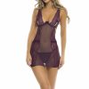 Rene Rofe Sneak Peek Babydoll Set - Violett Online