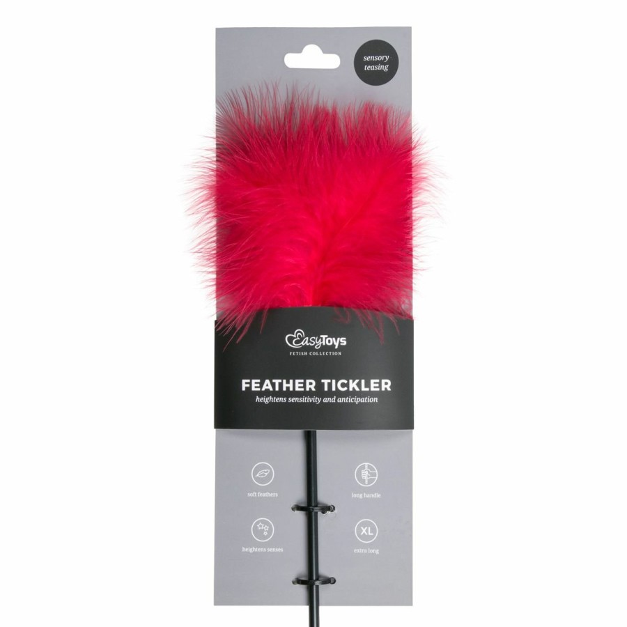 Easytoys Fetish Collection Roter Tickler - Lang Hot