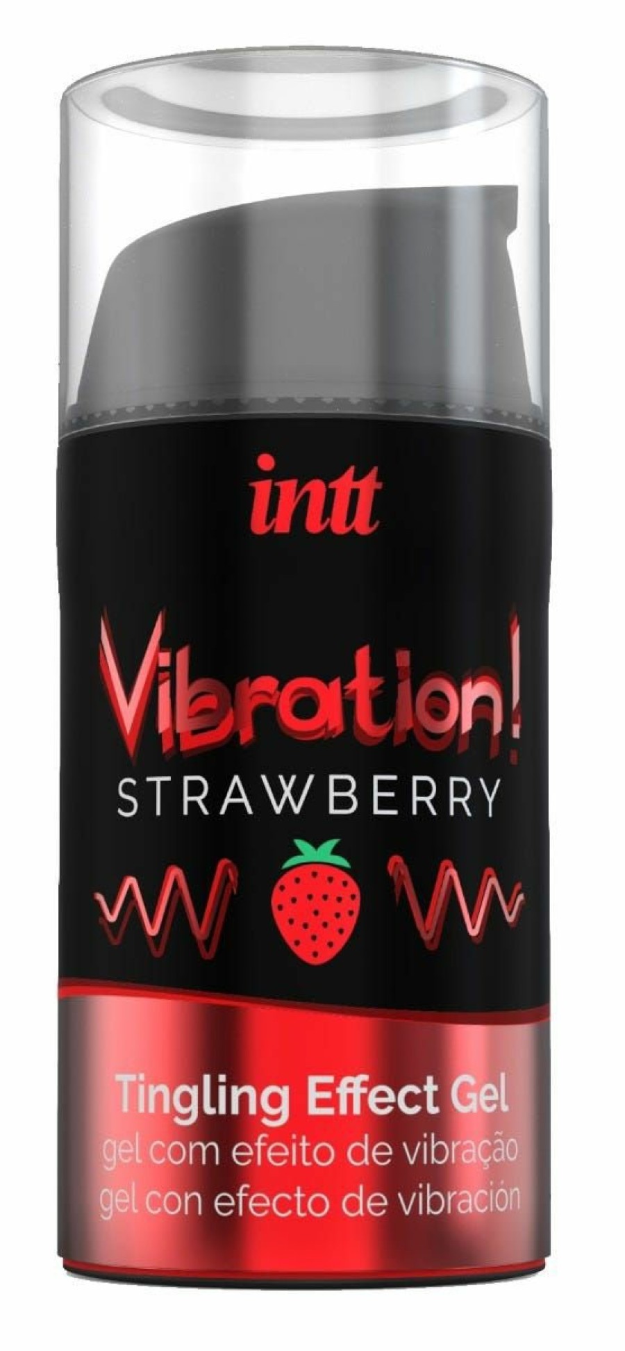 INTT Vibration! Strawberry Tintelende Gel New