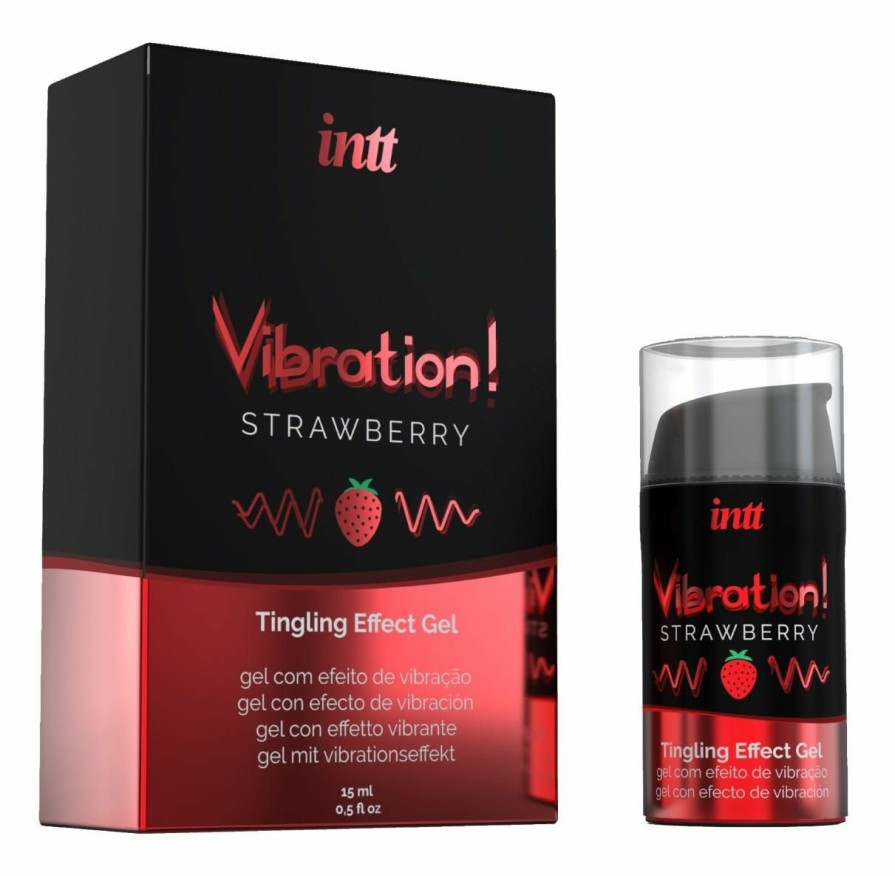 INTT Vibration! Strawberry Tintelende Gel New