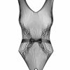 Obsessive Bodysuit Mit Offenem Schritt - Schwarz Wholesale