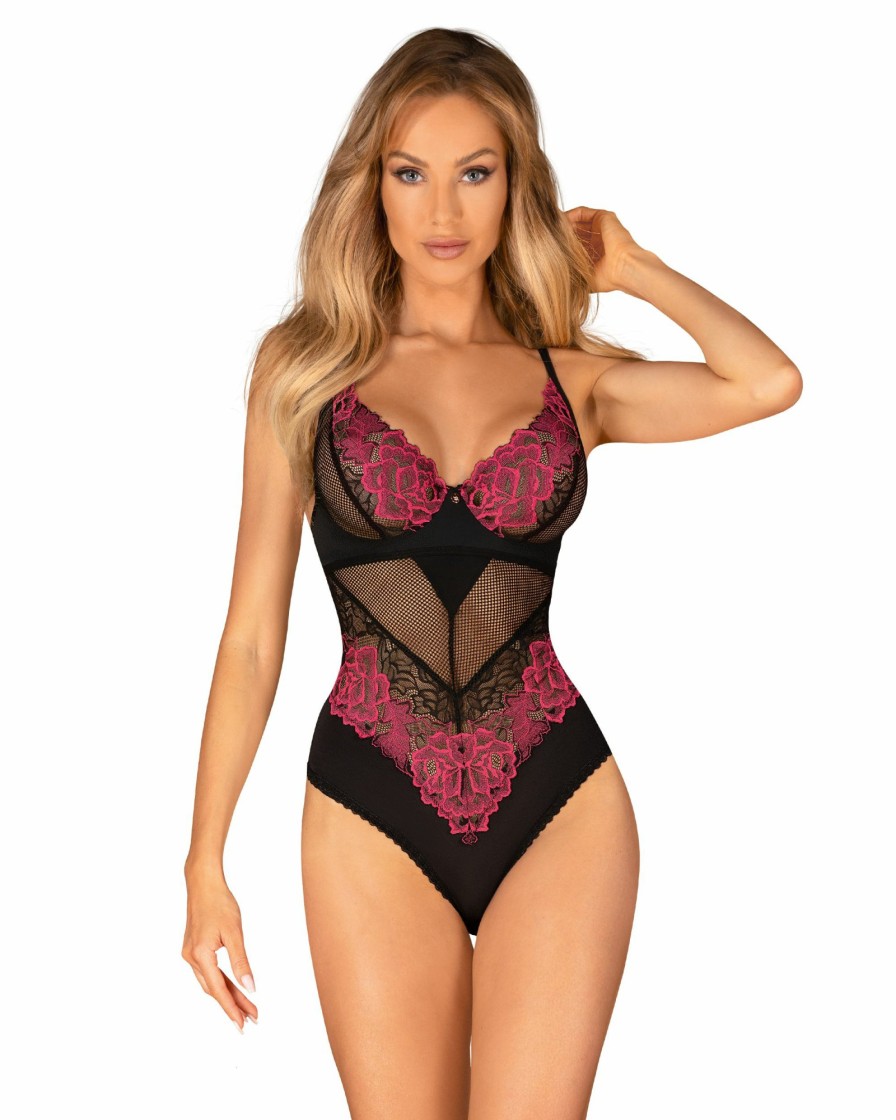 Obsessive Obsessive - Rosenty Teddy - Schwarz/Lila Online