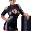 Cottelli Collection Wetlook-Minikleid Schulterfrei Online