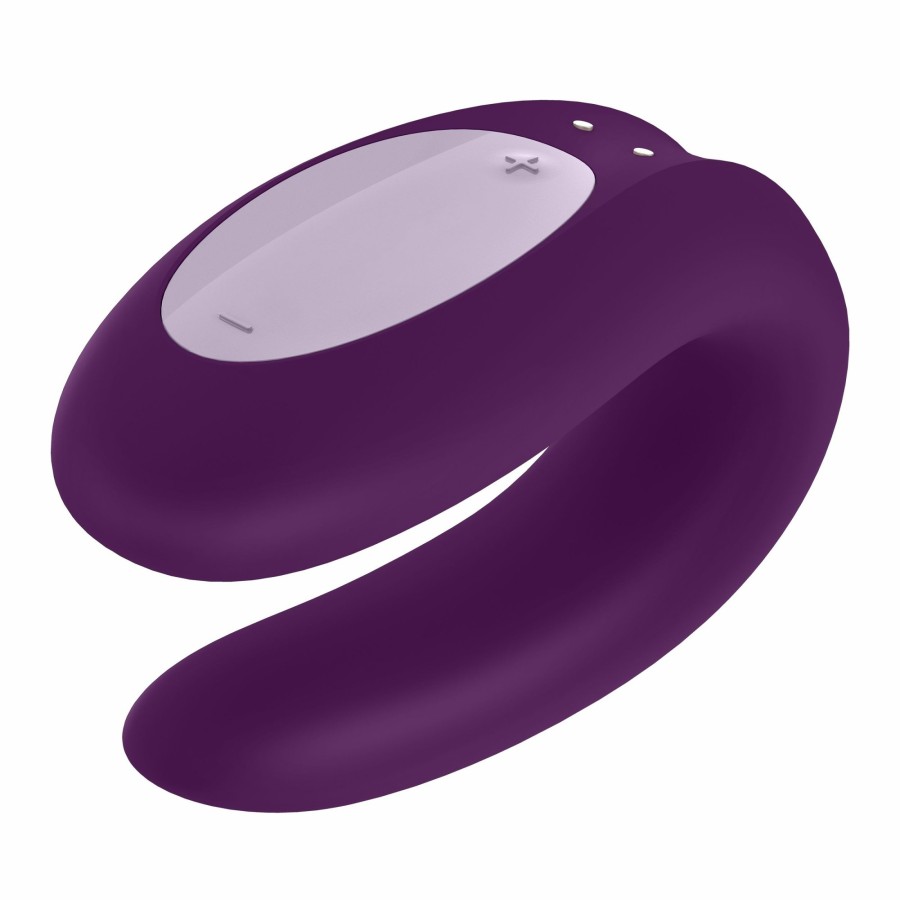 Satisfyer Satisfyer Double Joy Paarvibrator - Violet Hot