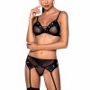 Passion Nessy Strumpfhalter Set - Schwarz Online