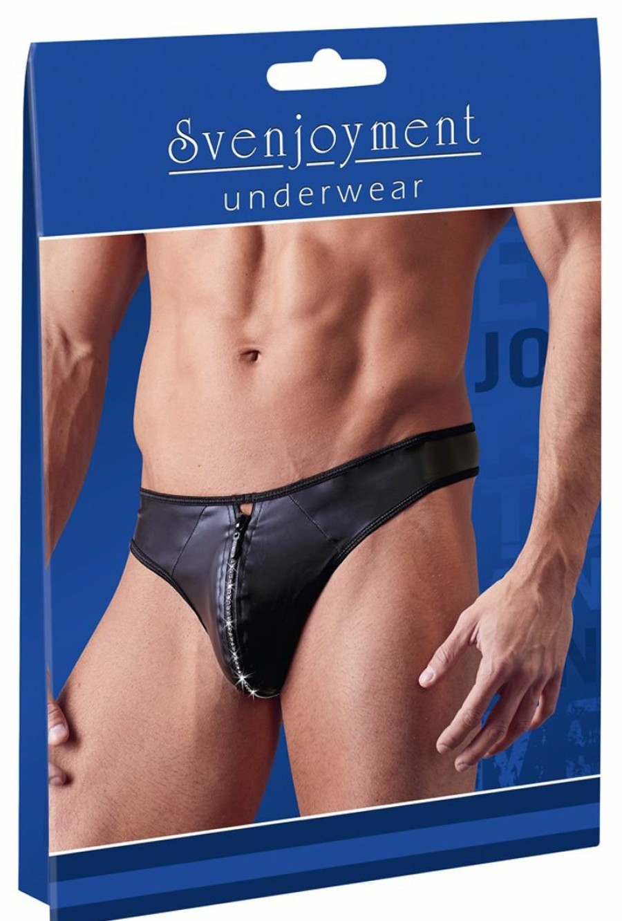 Svenjoyment Underwear Riostring Mit Strass-Reisverschluss Wholesale