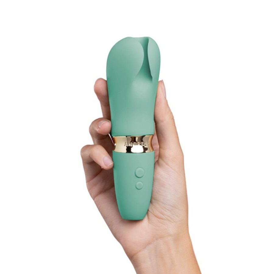 AMORELIE Snog Auflegevibrator - Mint Hot