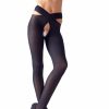 Cottelli Collection Strumpfhose Mit Offenem Schritt In Schwarz Wholesale