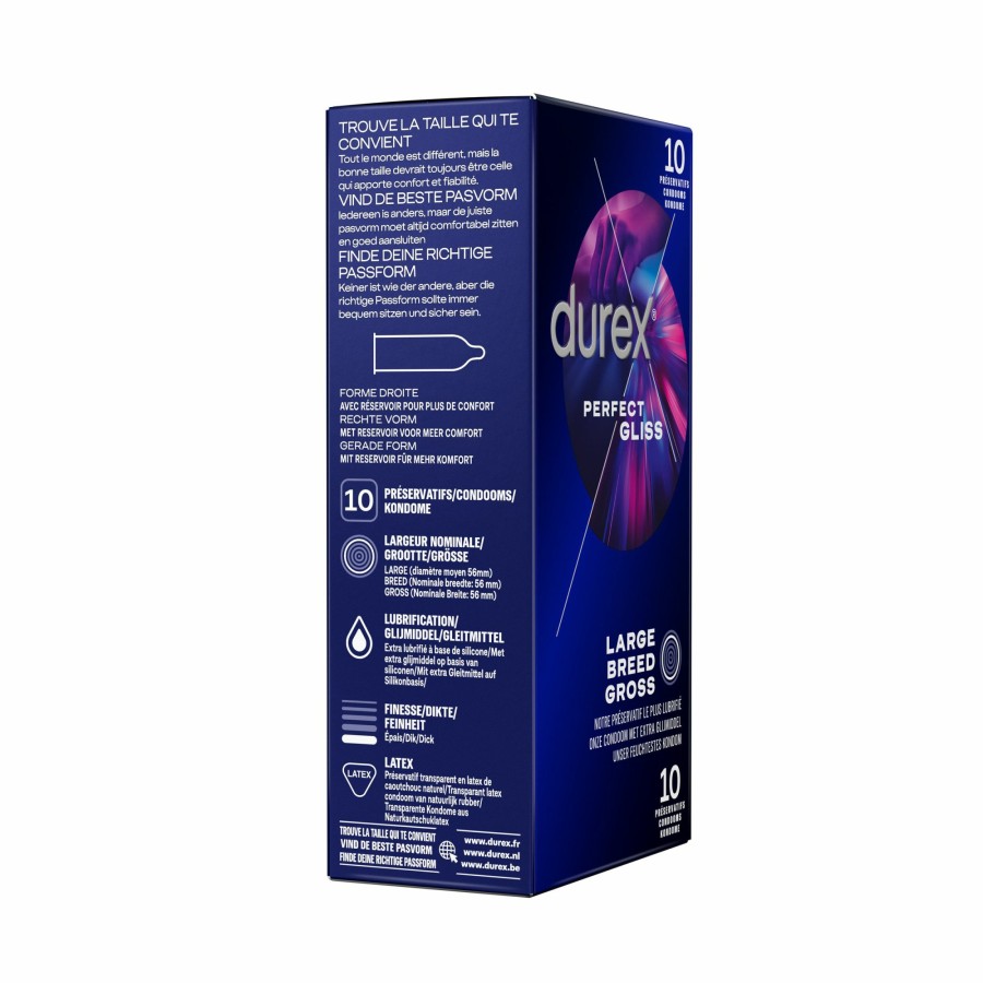 Durex Durex Perfect Gliss-Kondome - 10 Stuck Clearance