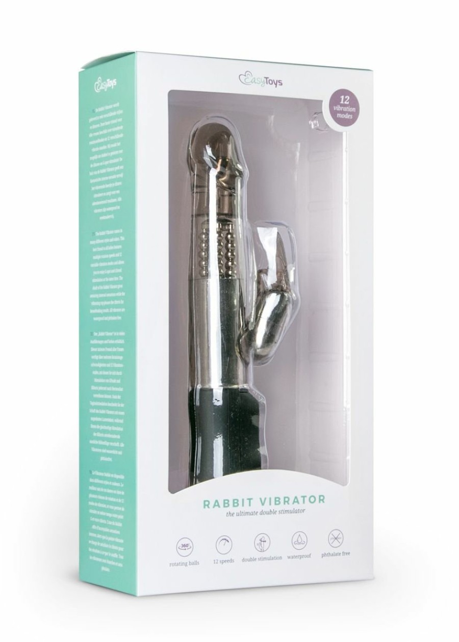 EasyToys - Vibe Collection Rabbit Vibrator In Schwarz New