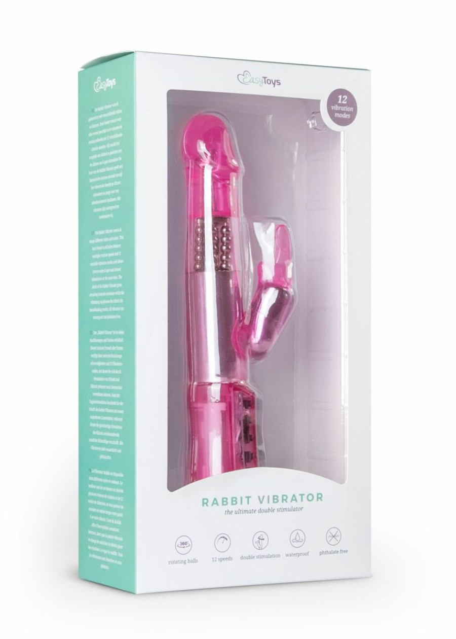 EasyToys - Vibe Collection Rabbit Vibrator In Pink Hot