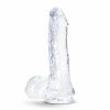 B Yours B Yours Plus - Ram 'N Jam Dildo - Transparent Clearance