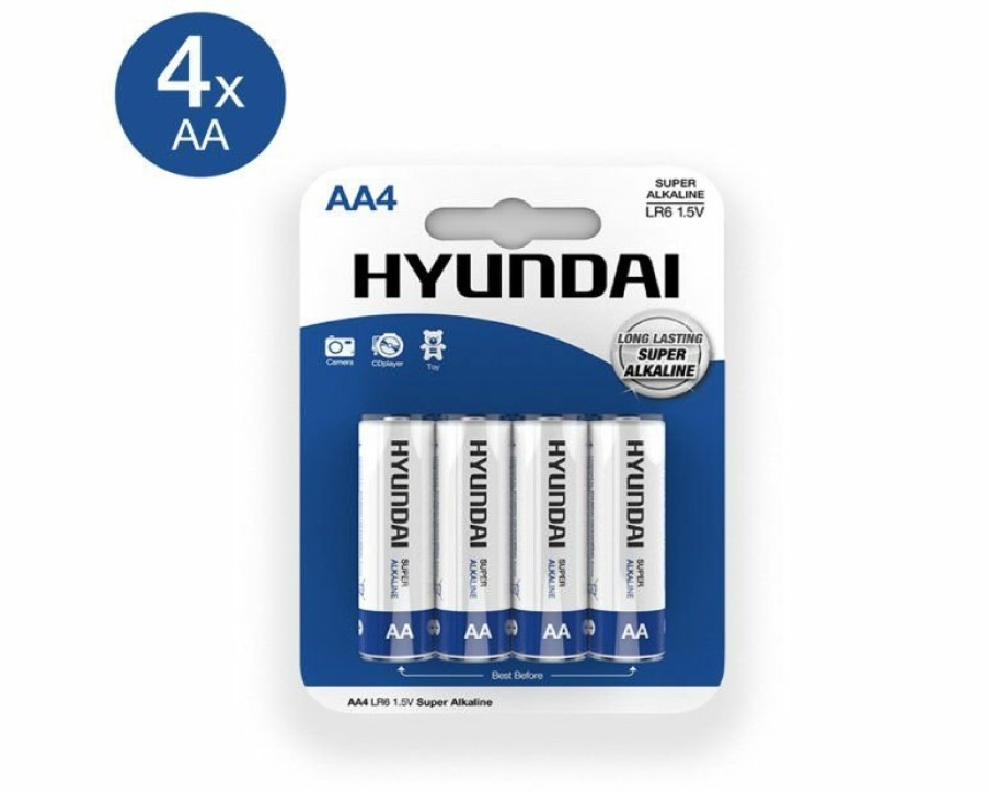 Hyundai Super Alkaline Aa Batterien - 4 Stuck Wholesale