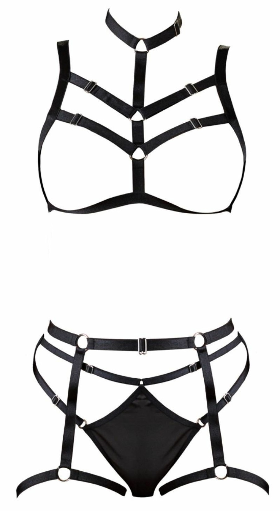 Cottelli Collection Bondage-Set - Schwarz Clearance