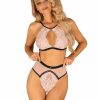 Obsessive Lilines Spitzen-Bh-Set - Rosa Online