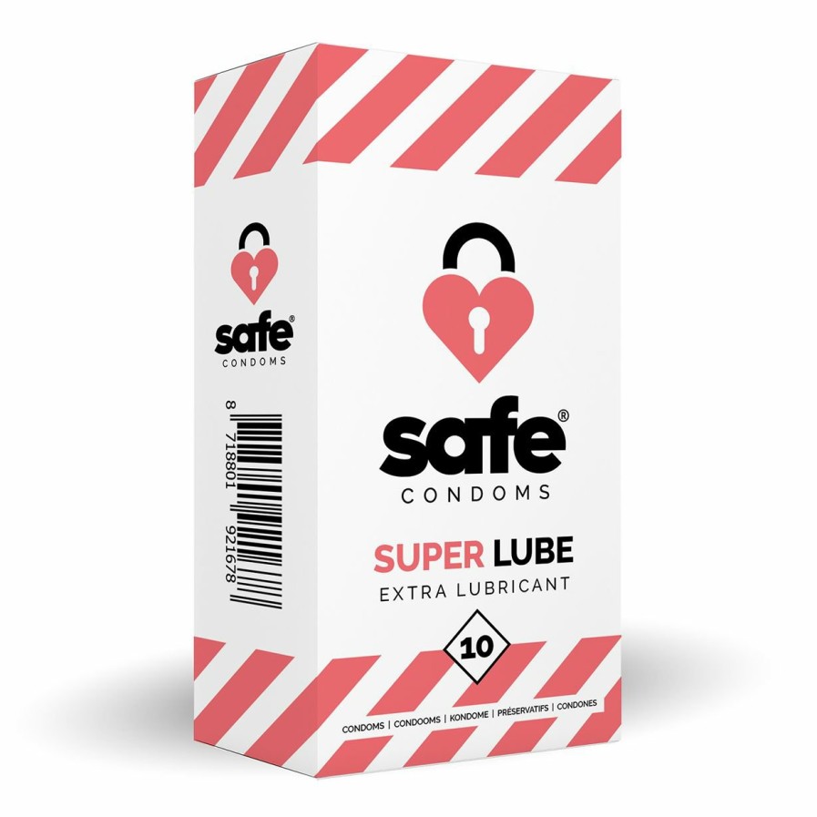 Safe Safe Kondome Mit Extra-Gleitmittel Superlube 10 Stuck New