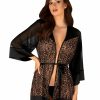 Obsessive Allunes Kimono - Leopardenmuster - Fur Kurven New