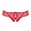 Christine Spitzenstring Mit Offenem Schritt Marzia - Rot Wholesale