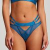 Hunkemu00f6ller Brasilianischer Slip Mit Offenem Schritt Pleasure - Blau Hot