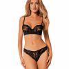 Obsessive Serena Love - Spitzen-Set - Schwarz Best