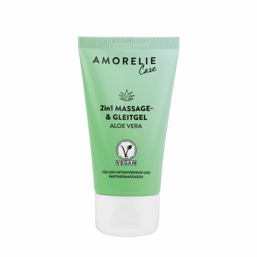 Amorelie Care 2 In 1 Massage Und Gleitgel Aloe Vera - 50Ml New