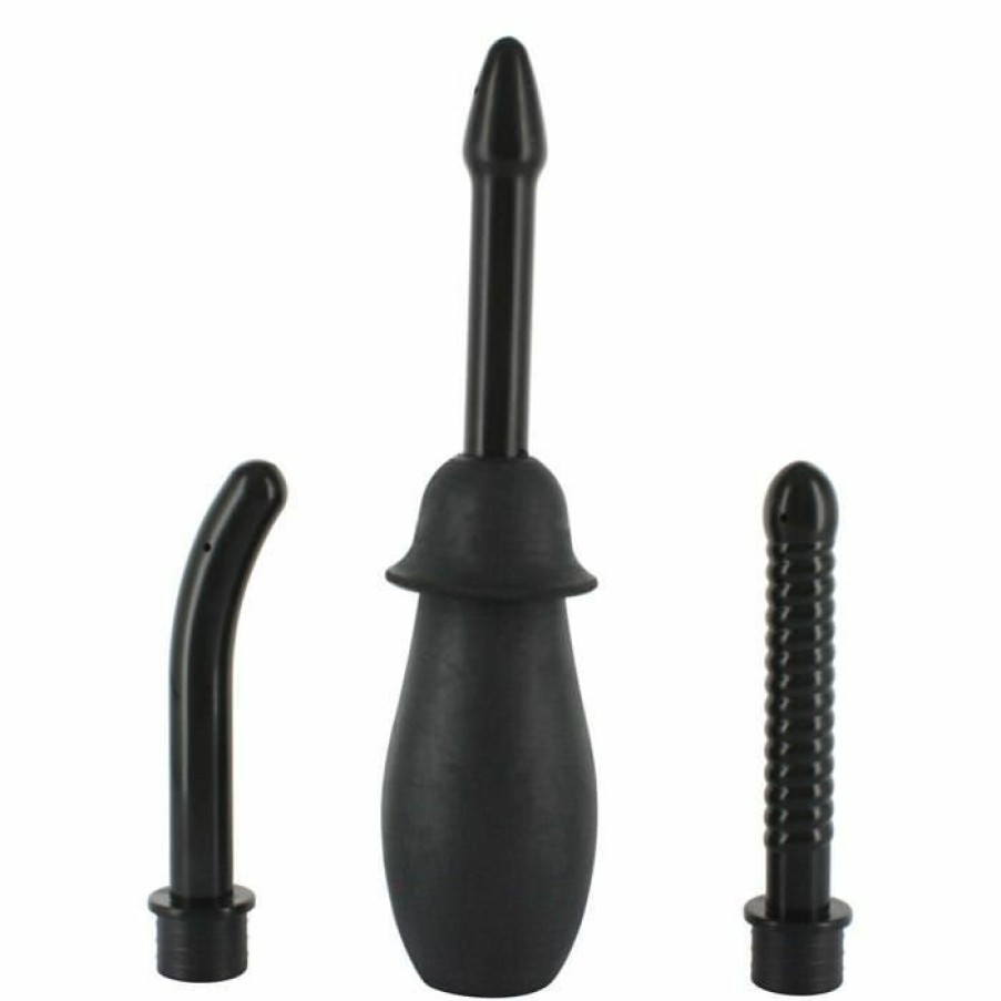 Seven Creations Anal Douche Kit Black Hot