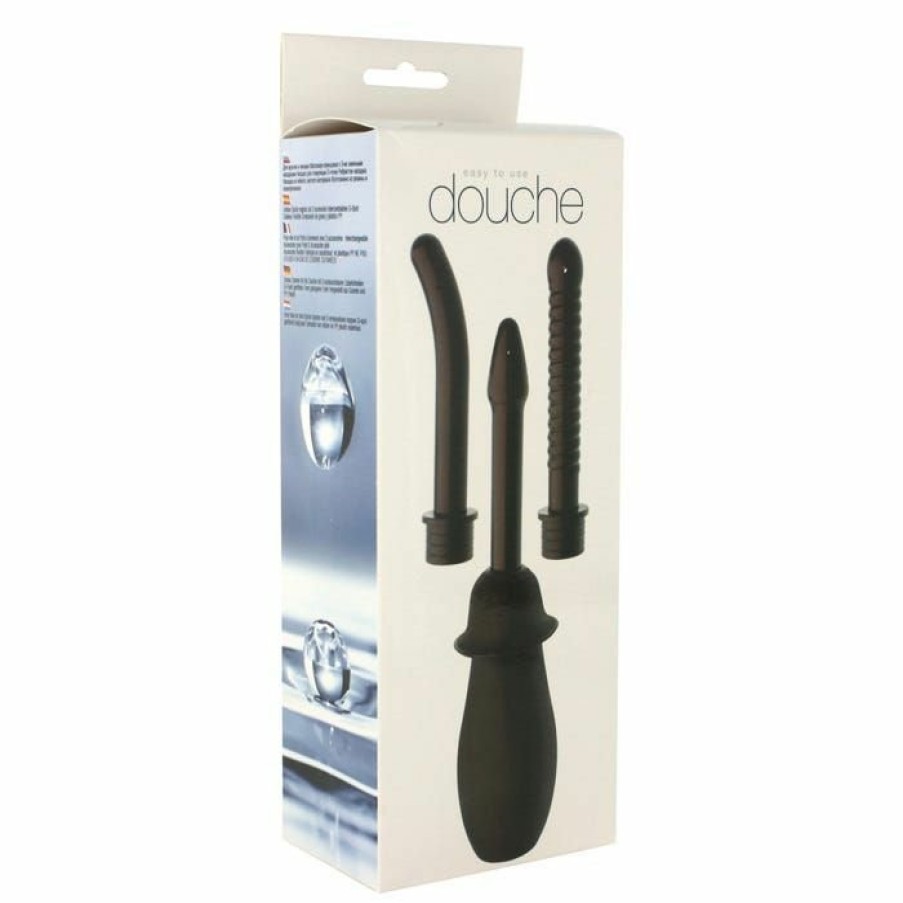 Seven Creations Anal Douche Kit Black Hot