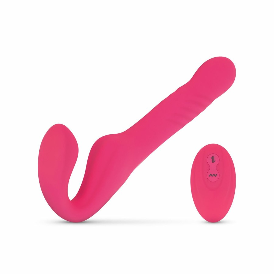 Teazers Teazers Strapless Strap-On-Vibrator - Rosa Online