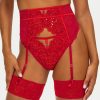 Ann Summers Icon Waspie Strumpfgurtel - Rot Best