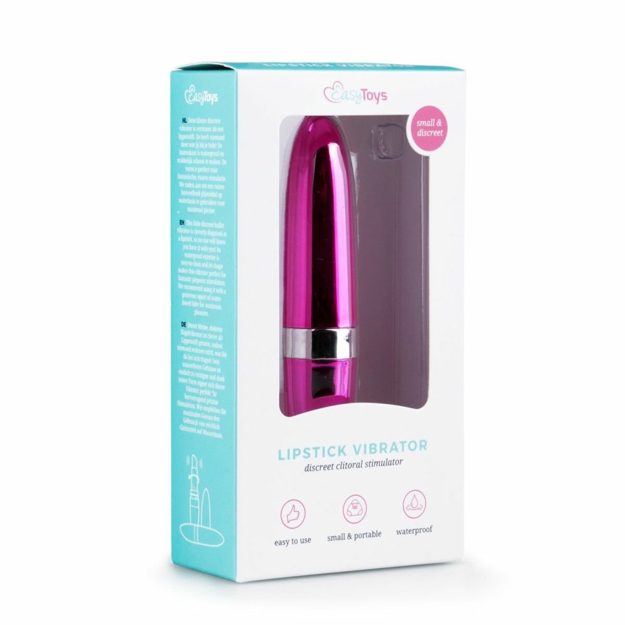 Easytoys - The Mini Vibe Collection Easytoys Lipstick Vibrator In Pink New