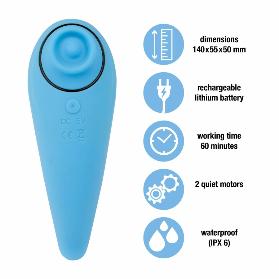 Feelztoys Femmegasm Tapp 2 Druckwellenvibrator - Turkis Best