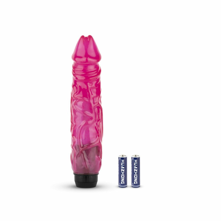 EasyToys - Vibe Collection Jelly Supreme - Realistischer Vibrator - Pink/Glitzer Best