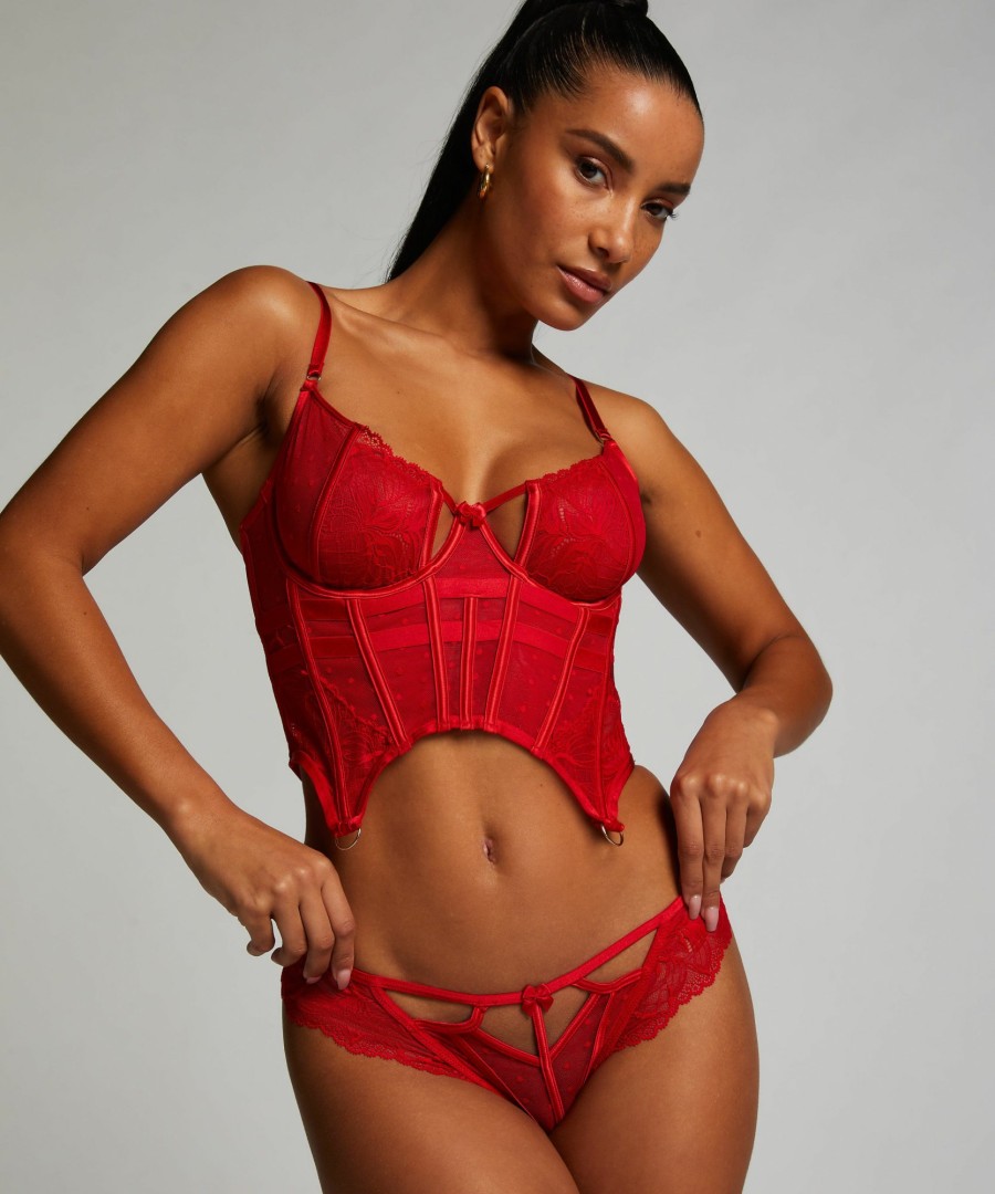 Hunkemu00f6ller Bustier Lulu - Rot Clearance